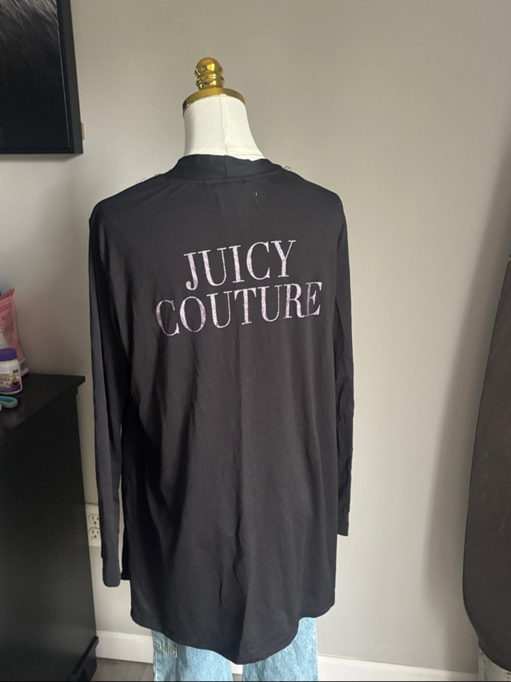 Juicy Couture Black Robe missing Tie